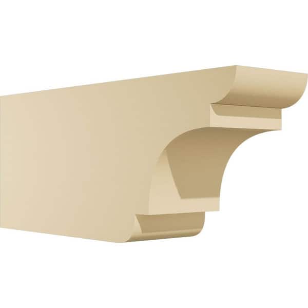 Ekena Millwork Standard New Brighton 6 in. W x 10 in. H x 24 in. D Signature Urethane Rafter Tail Outlooker