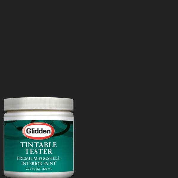 Glidden Premium 8 oz. #GLN62 Onyx Black Interior Paint Sample