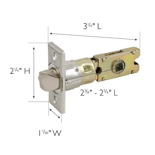 Design House Satin Nickel Universal 6-Way Replacement Square