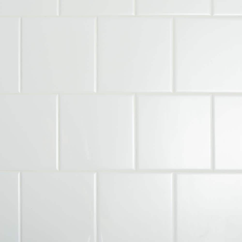 Restore Bright White 6 in. x 6 in. Ceramic Wall Tile (375 sq. ft. / pallet)