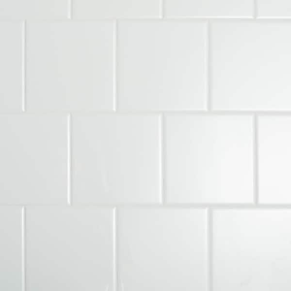 Restore Bright White 6 in. x 6 in. Ceramic Wall Tile (375 sq. ft. / pallet)