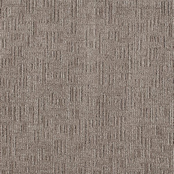 Lifeproof with Petproof Technology Crystal Cavern - Pyrite-Gray 12 ft. 45 oz. Triexta PET Pattern Installed Carpet