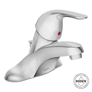 Adler 4 in. Centerset Single Handle Low-Arc Bathroom Faucet in Chrome