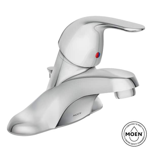 Adler 4 in. Centerset Single Handle Low-Arc Bathroom Faucet in Chrome