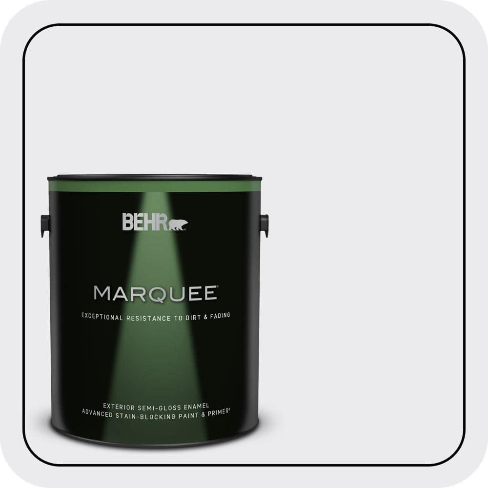 1 gal. #650E-1 Lace Cap Semi-Gloss Enamel Exterior Paint & Primer price history on PriceWatchPro