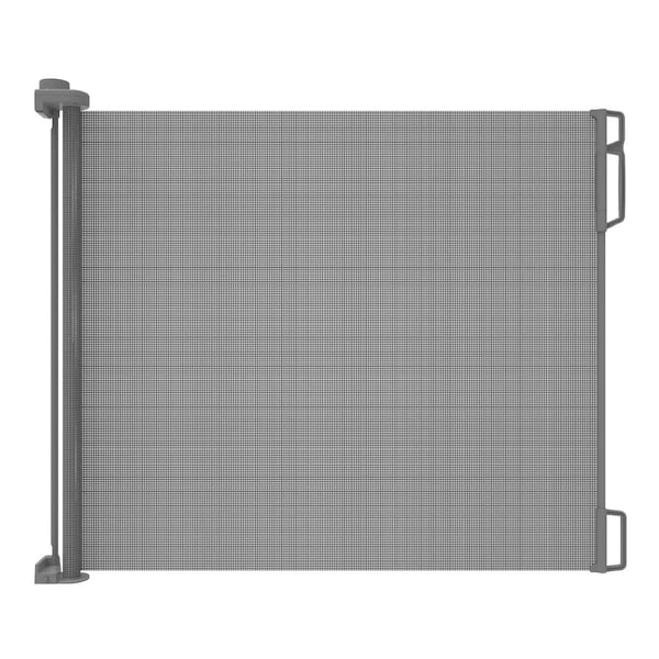 Perma Child Safety 33 in. H Outdoor Retractable Gate, Extra Wide, Gray