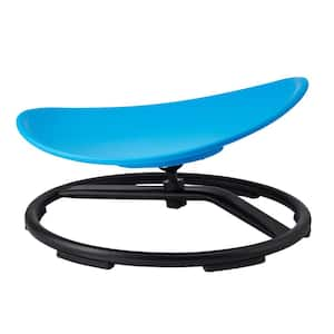 Kids Swivel Chair, 220 lbs. Capacity Sensory Spinning Chair, Autistic Kids Sensory Toy Chair w/ Non-Slip Metal Base Blue