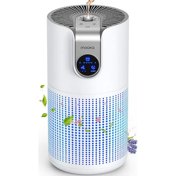 Edendirect Pure AR 500 Sq. Ft. Quiet H13 HEPA True Personal Air Purifier in White Ozone-Free, 3-Stage Filter for Baby Room, Nursery
