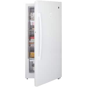 Garage Ready 14.1 cu. ft. Frost Free Defrost Upright Freezer in White