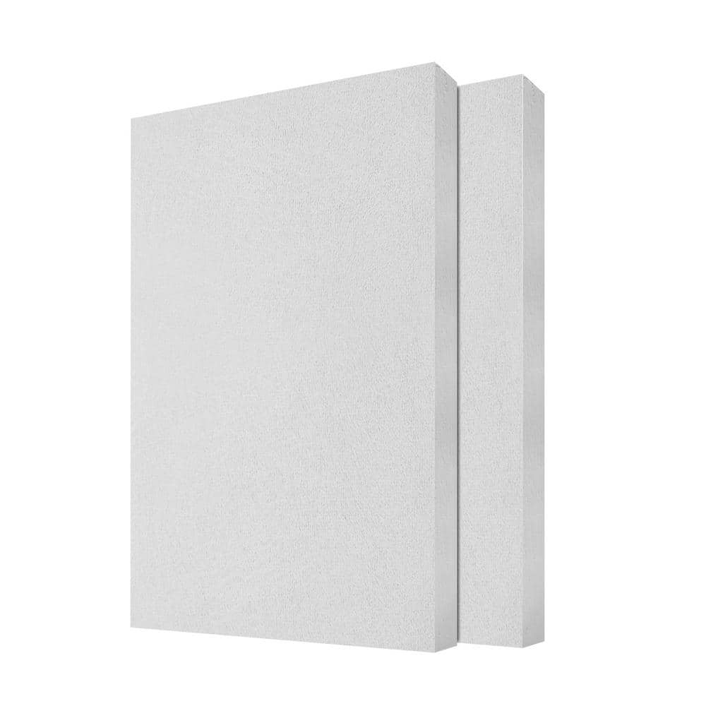1 in. x 24 in. x 48 in. White Sound Absorbing Acoustic Panels for Office, Studio, Home Theatre, Wall, Ceiling(2-Pack) price history on PriceWatchPro