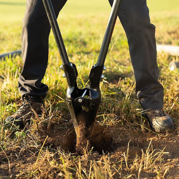 Razor-Back 48 in. Fiberglass Handle Post Hole Digger 78006 - The