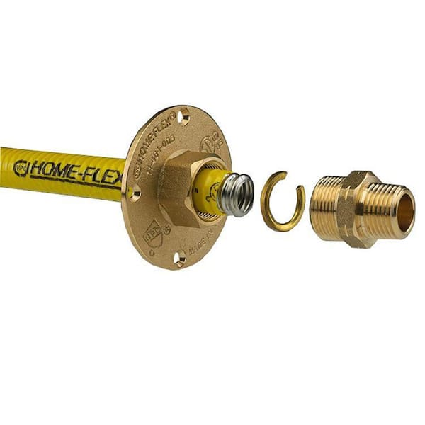 3/4 in. CSST x 3/4 in. MIPT Brass Termination Flange