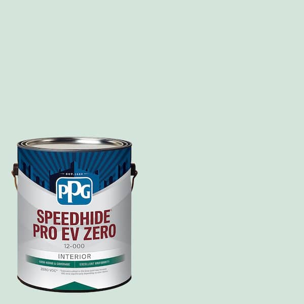 PPG Speedhide Pro EV Zero 1 gal. PPG1139-1 Summer Breeze Flat Interior Paint