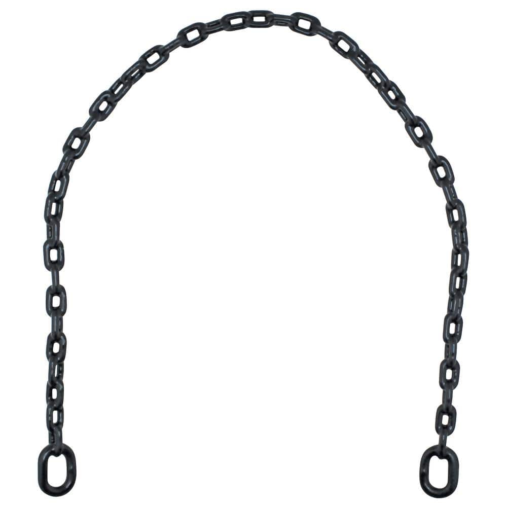 Black BoatTector PVC-Coated Anchor Lead Chain - 3/16 in. x 4 ft., Black
