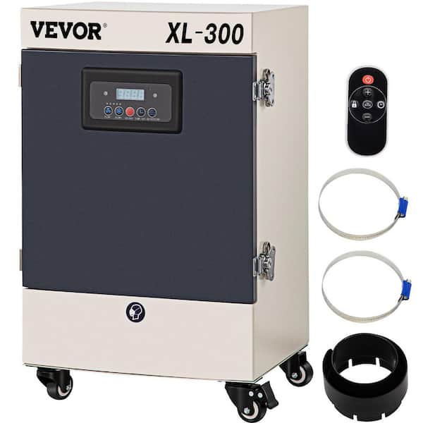 VEVOR 330-Watt Solder Fume Extractor 270 CFM Smoke Absorber 6-Stage Filters 5 Speeds with Wireless Remote Control for Welding