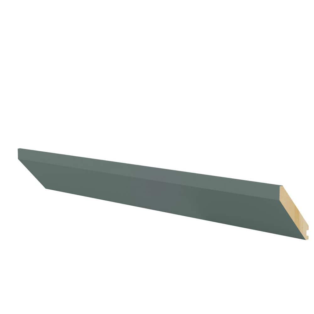 Washington 2.75 in. W x 3.25 in. D x 96 in. H Verdant Green Crown Cabinet F