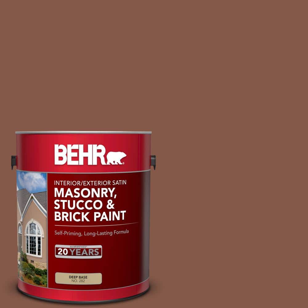 1 gal. #MS-05 Madera Satin Interior/Exterior Masonry, Stucco and Brick Pain