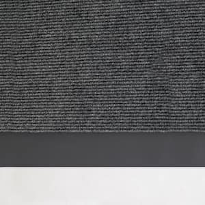 10 ft. x 5 ft. Professional Grade Non Slip Floor Mat in Gray Rib