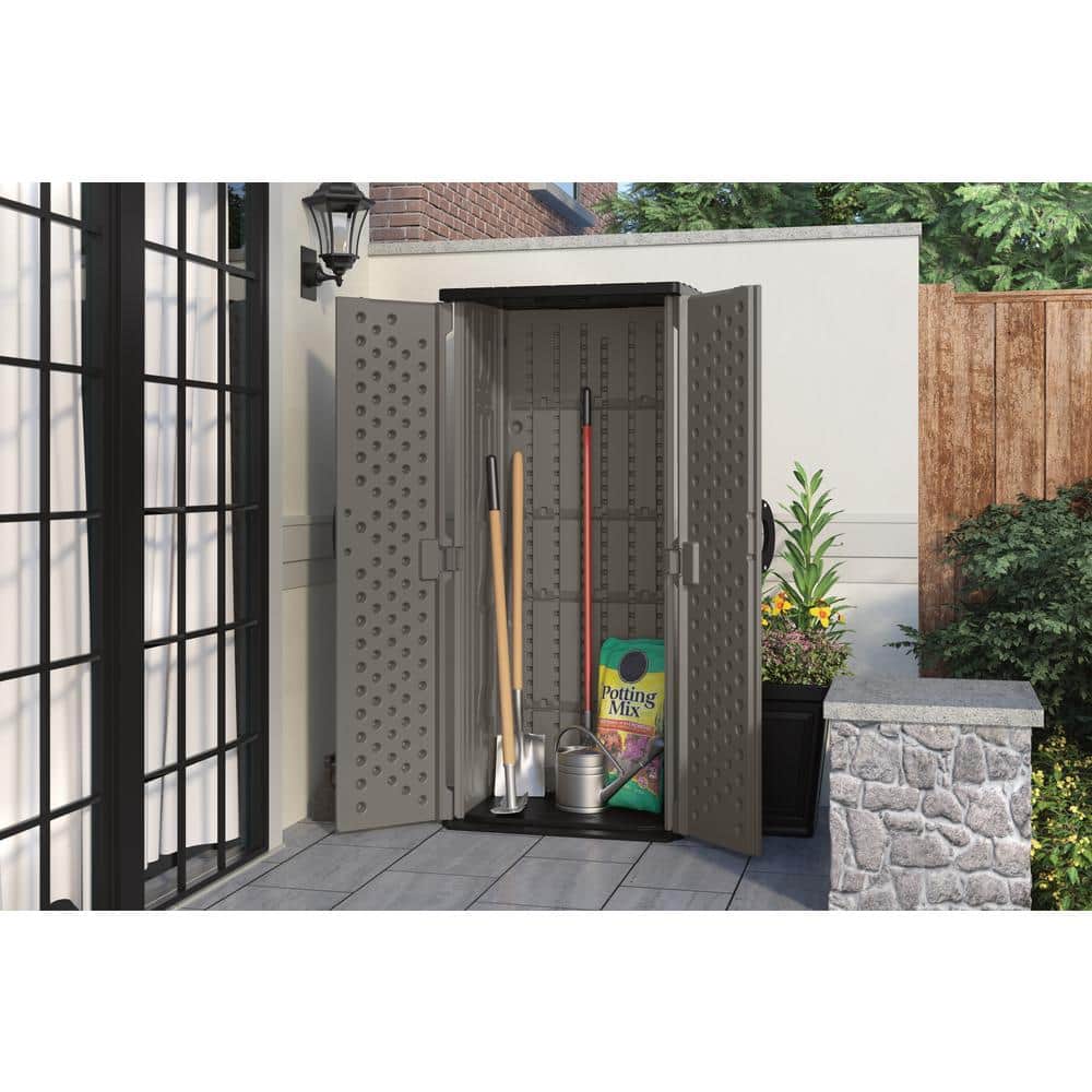 2 ft. 8.25 in. X 2 ft. 1.5 in X 6 ft. Resin Vertical Storage Shed - 2