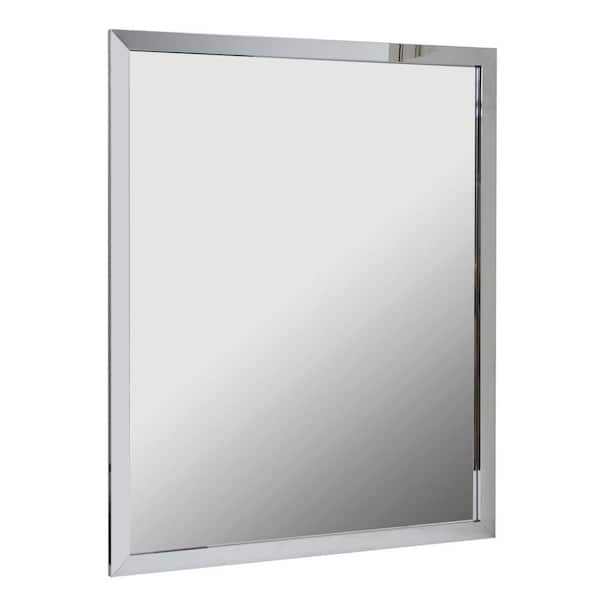 Unbranded 30 in. W x 36 in. H Rectangular Aluminum Framed Wall Mount Modern Decor Bathroom Vanity Mirror