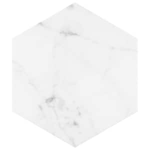 Classico Carrara Hexagon 7 in. x 8 in. Porcelain Floor and Wall Tile (600.0 sq. ft./Pallet)