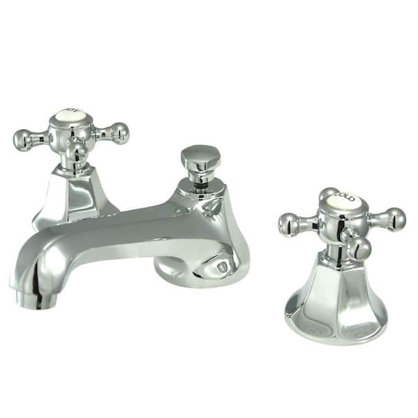 Kingston Brass 8 in. Widespread 2-Handle Mid-Arc Bathroom Faucet in Polished Chrome