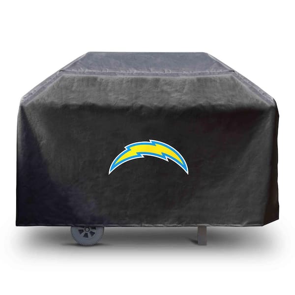 FANMATS NFL-Los Angeles Chargers Rectangular Black Grill Cover - 68 in. x 21 in. x 35 in.