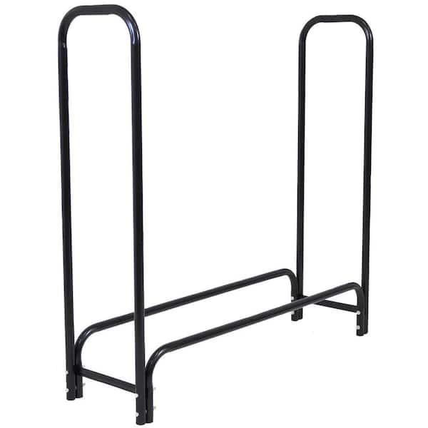 48 in x 49 in Steel Outdoor Log Rack with Cover