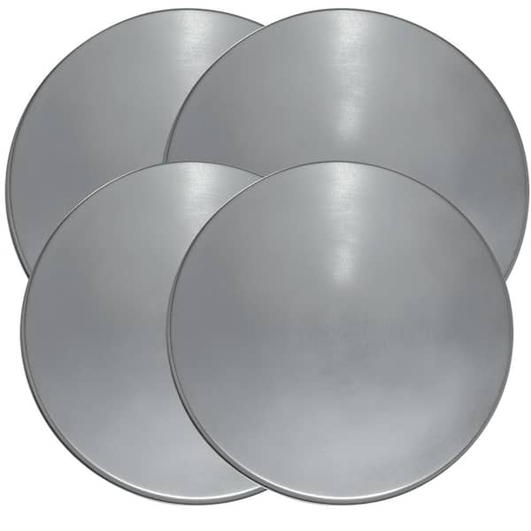 Range Kleen Round Burner Kovers in Stainless Steel