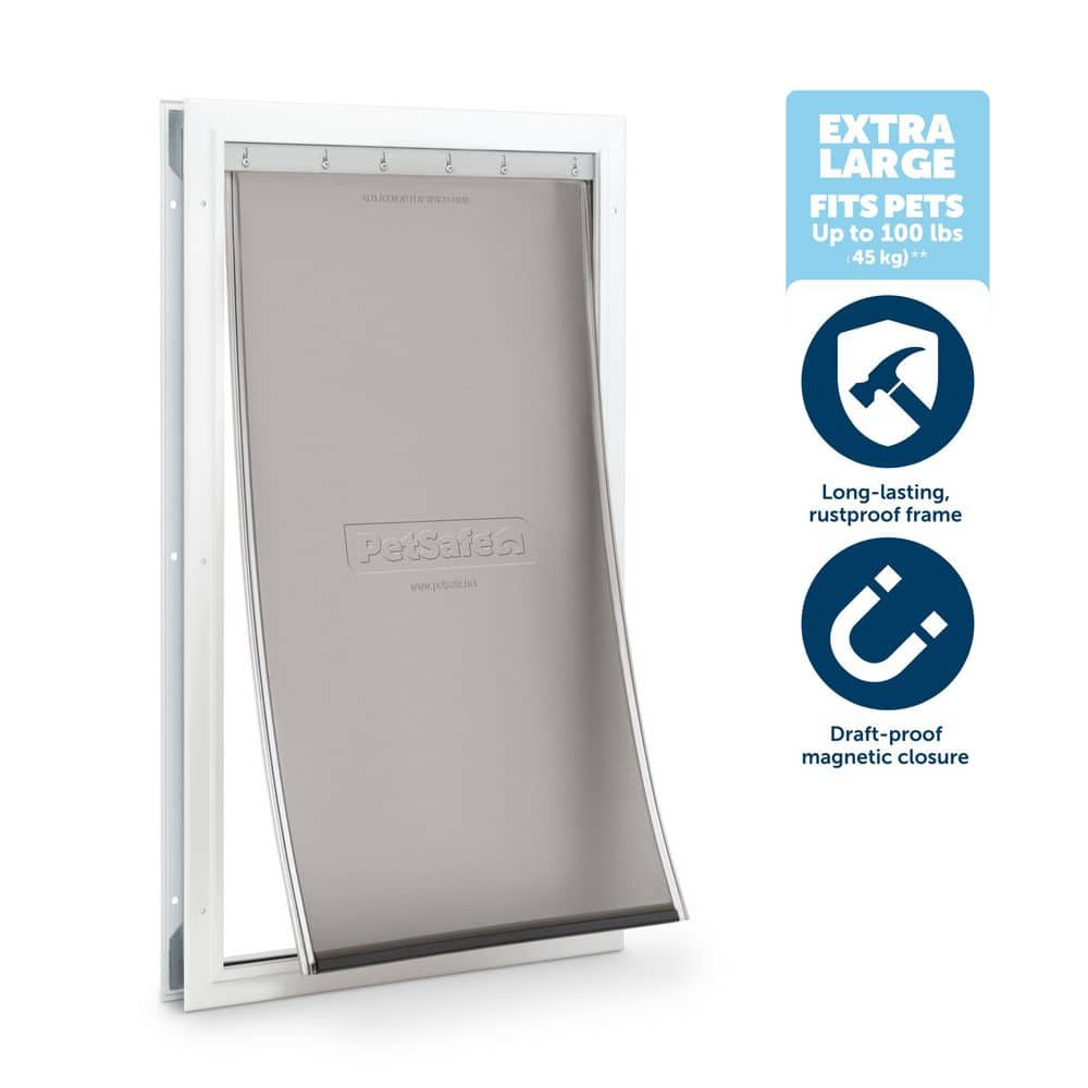 PetSafe 13 3/4 in. x 23 3/4 in. Freedom Aluminum Pet Door, X-Large