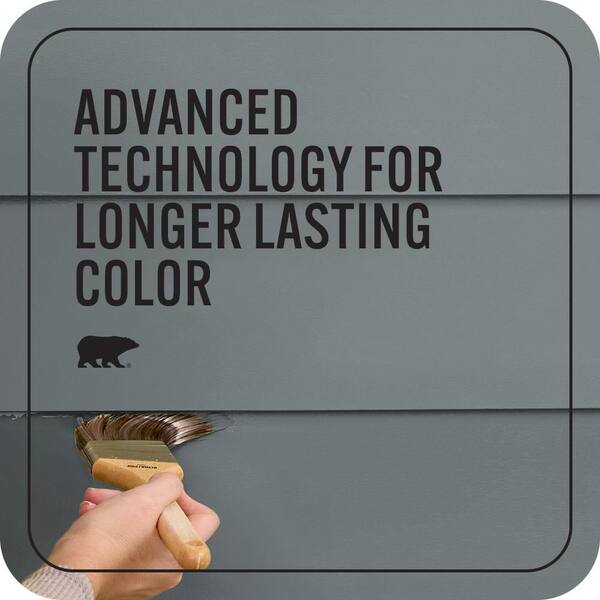 BEHR MARQUEE - 1 gal. #N450-5 Intergalactic Flat Exterior Paint & Primer