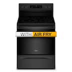 30 in. 5.3 cu. ft. Electric Range in Black