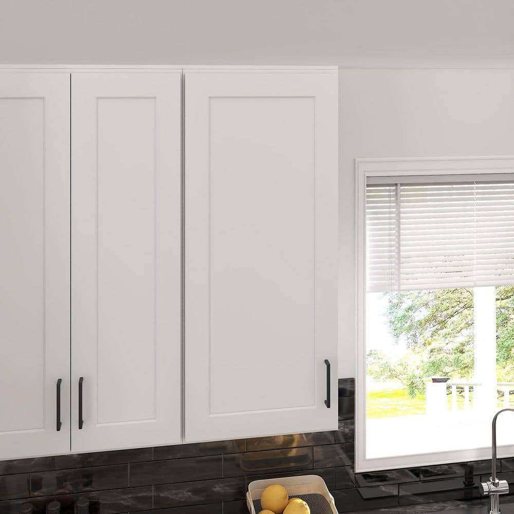 18 in. W x 12 in. D x 42 in. H Ready to Assemble Wall Kitchen Cabinet in White price history on PriceWatchPro