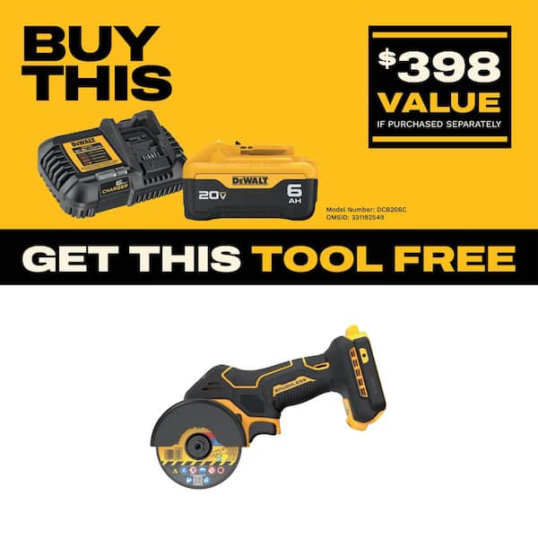 20V XR Cordless 3 in. Cut-Off Tool (Tool Only)