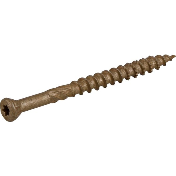 #8 x 2 in. Star Drive Trim Head Exterior Wood Screws 1 lb.-Box (163-Piece)