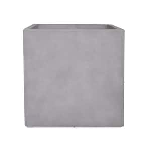 18.125 in. H Square Patio Umbrella Base in Light Cement