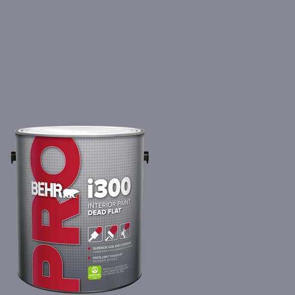 BEHR PRO 1 gal. #PPU16-15 Gray Heather Dead Flat Interior Paint