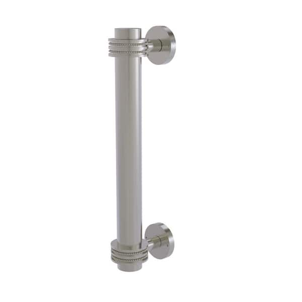 Allied Brass 8 in. Center-to-Center Door Pull with Dotted Aents in Satin Nickel