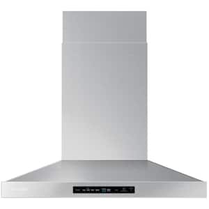 30 in. Wall Mount Range Hood Touch Controls, Bluetooth Connected, LED Lighting in Stainless Steel