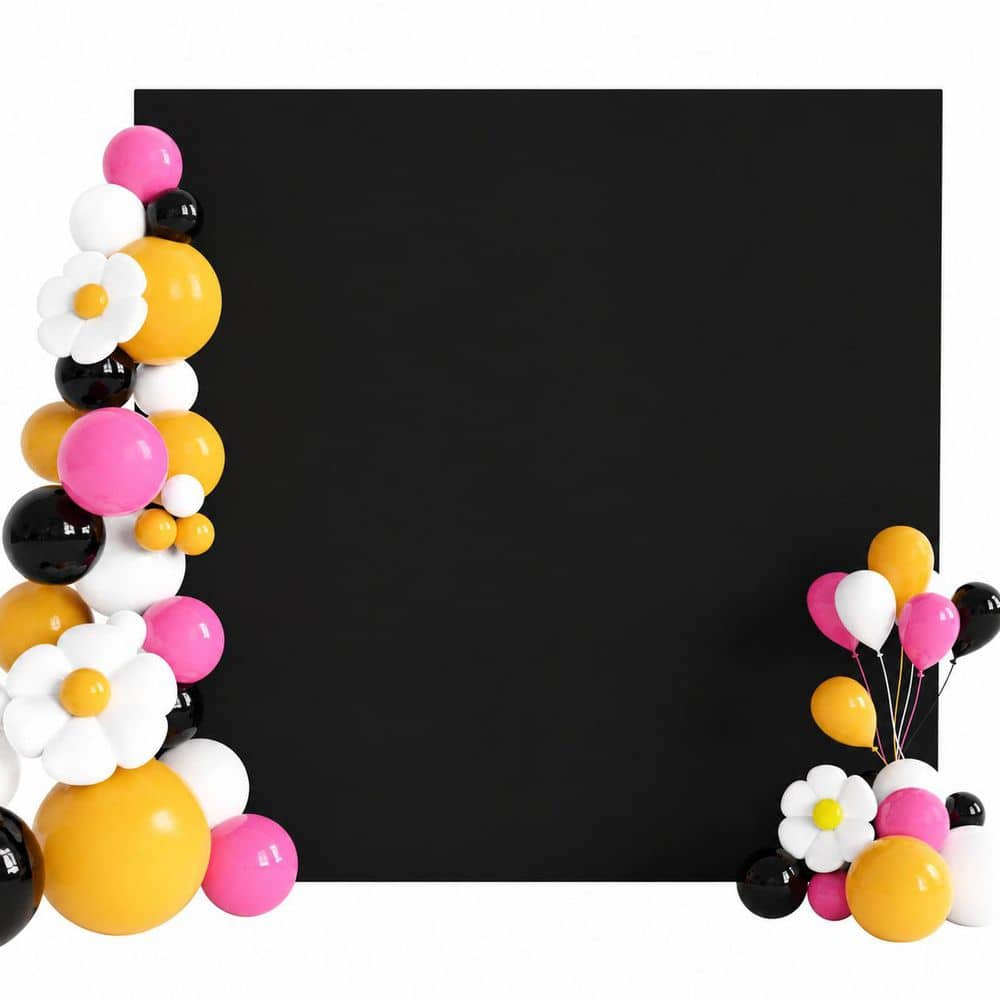 6.6FT x 6.6FT Spandex Double-Sided Square Arbor Style Arch Cover Black Stretchy Arbor for Birthday Party Wedding price history on PriceWatchPro