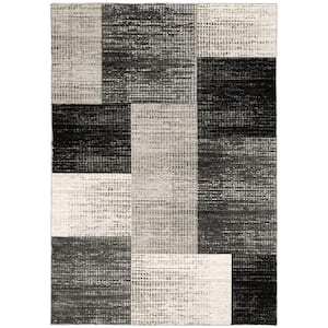 Paramount Gray 5 ft. x 7 ft. Plaid Area Rug