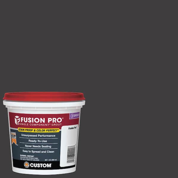 Custom Building Products Fusion Pro #60 Charcoal 1 qt. Single Component Grout