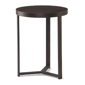 Lavish Home White Wooden Folding End Table with Removable Tray HW0200185 -  The Home Depot