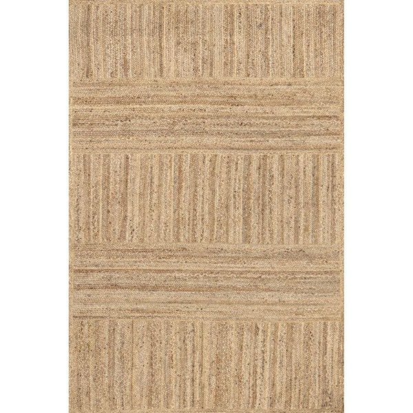 Alder Jute Natural Doormat 3 ft. x 5 ft. Indoor/Outdoor Patio Rug