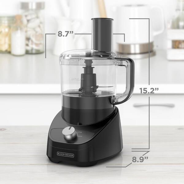 Black+Decker One-Touch Electric Food Chopper, Black