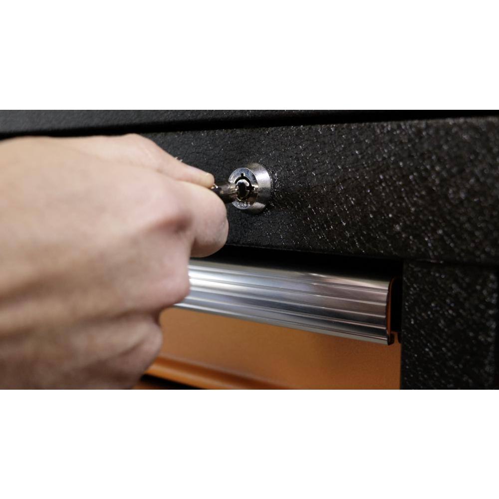 26" GSX Series 5-Drawer Steel Rolling Tool Cabinet with Aluminum Handles