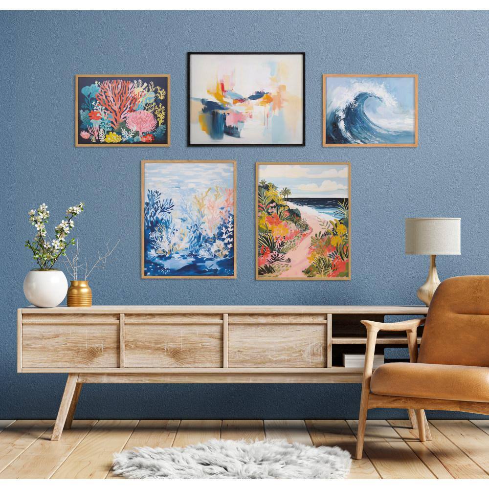 Natural Framed Underwater Ocean Landscape Print, 16x20
