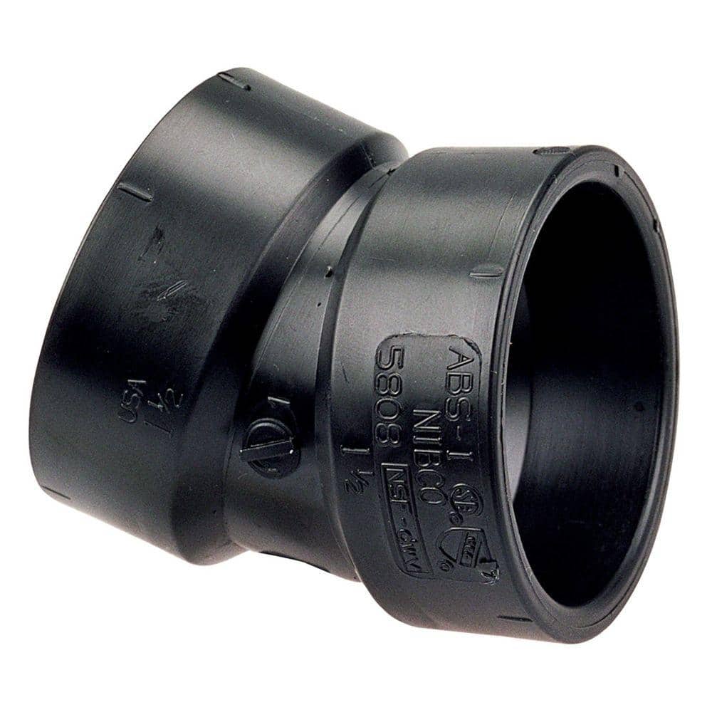 NIBCO 3 in. ABS DWV 22-1/2-Degree Hub x Hub Elbow C5808HD3 - The