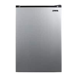 4.4 cu. ft. Mini Fridge in Stainless Steel Look without Freezer