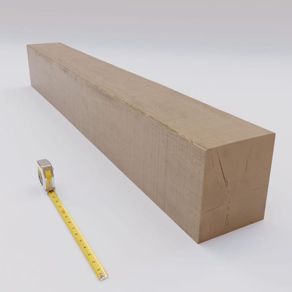 Ekena Millwork Heritage Timber Rustic Sawn 78 in. W x 7.5 in. D x